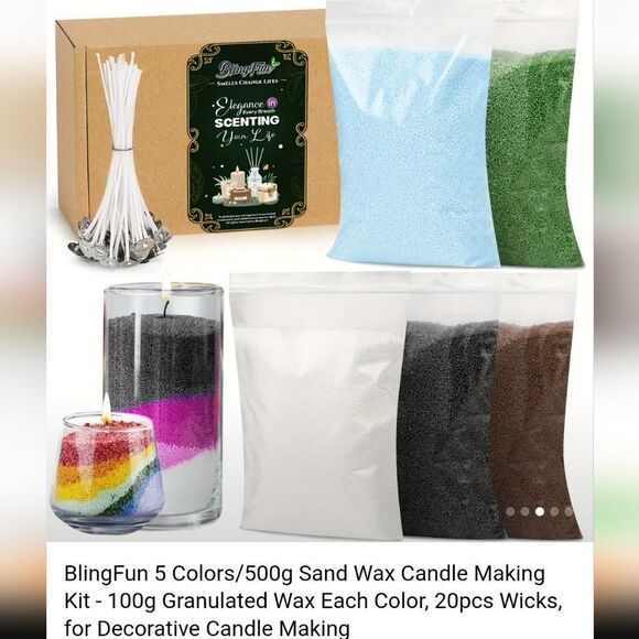 Sand Wax Candle making Kit - Picture 3 of 7